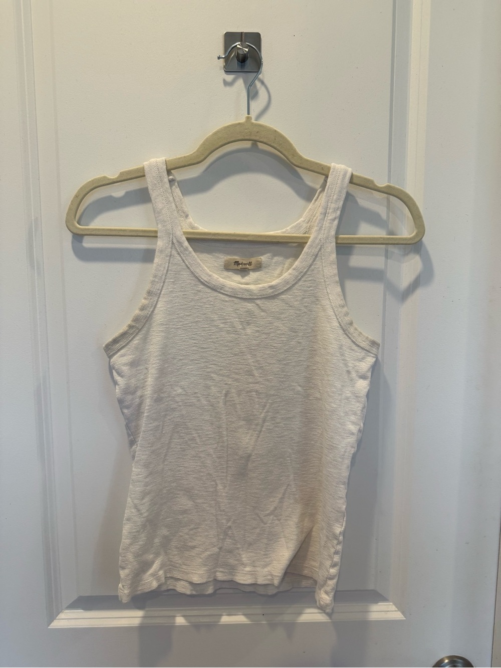 Madewell White Women's Tank Top